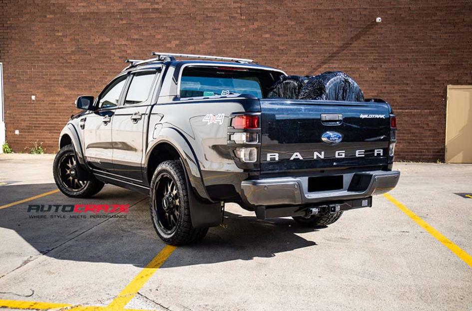 FORD RANGER GD02 MATTE BLACK MACHINED FACE
